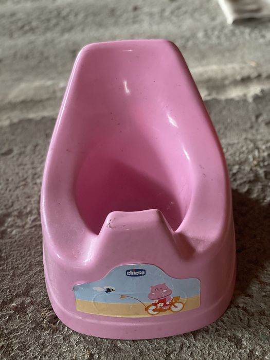 Детский горшок с высокой спинкой