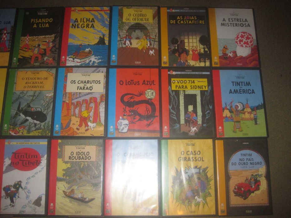 Colecção Completa em DVD "Aventuras do Tintin"