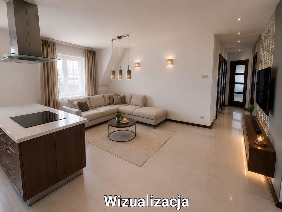 72m2 - Złote Łąki - 4 pokoje - Duży salon z wyspą -  Balkon - Garaż