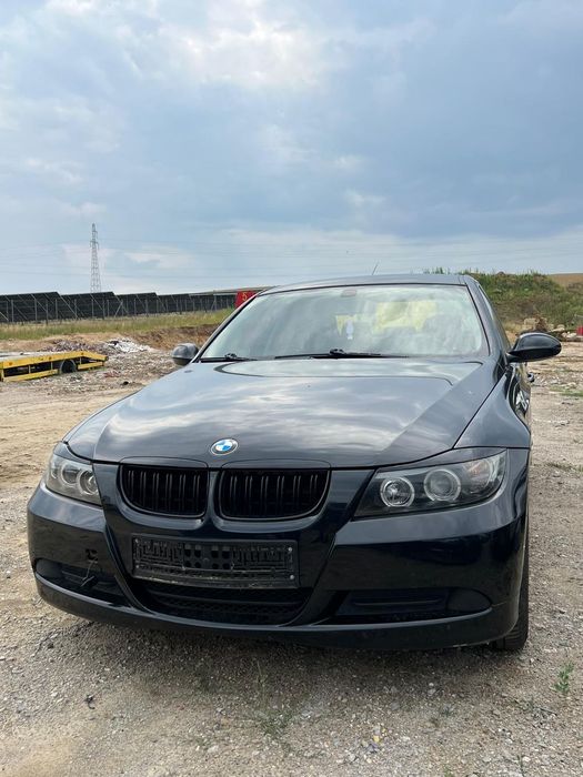 BMW E90 318d części maska zderzak drzwi błotnik lampa deska fotele (475 Black Sapphire) (N47) 2008 przedlift