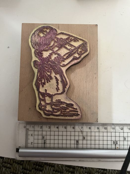Stempel na drewnianym bloczku Papermania