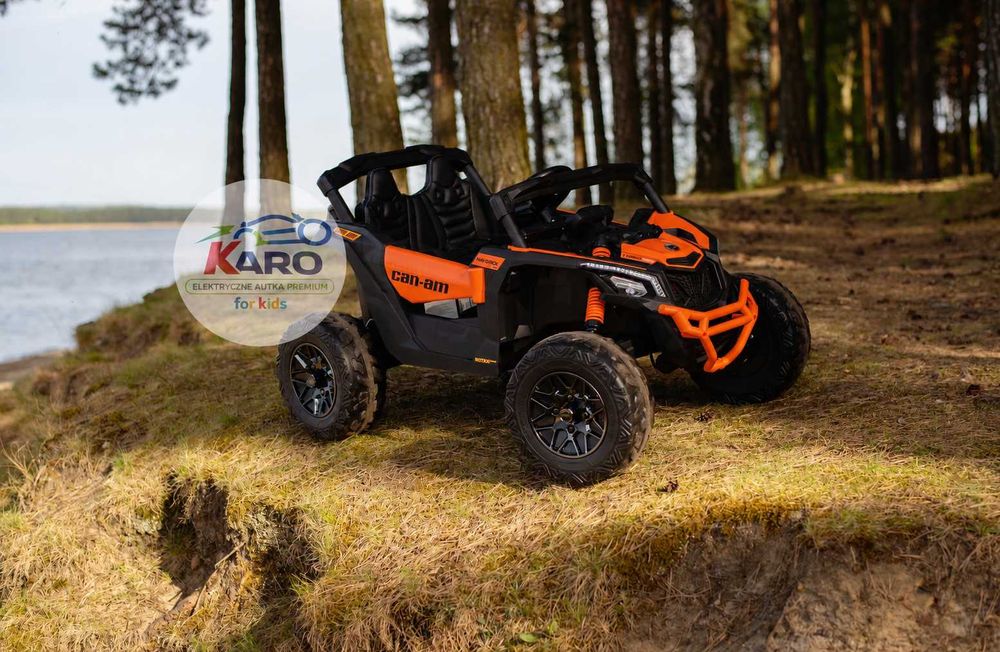 Auto na akumulator CAN-AM Maverick Pojazd dla dzieci 4x4 Full Led EVA