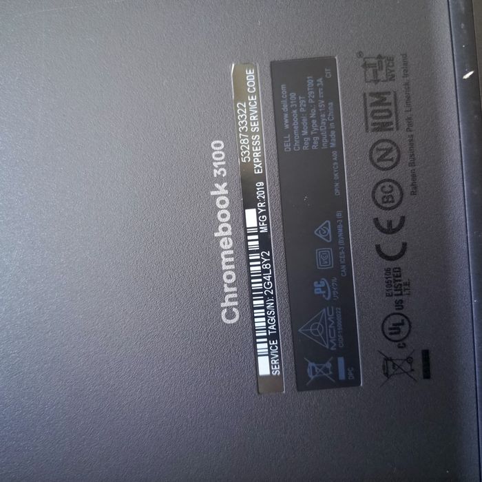 Chromebook DELL 4GB 11,6"