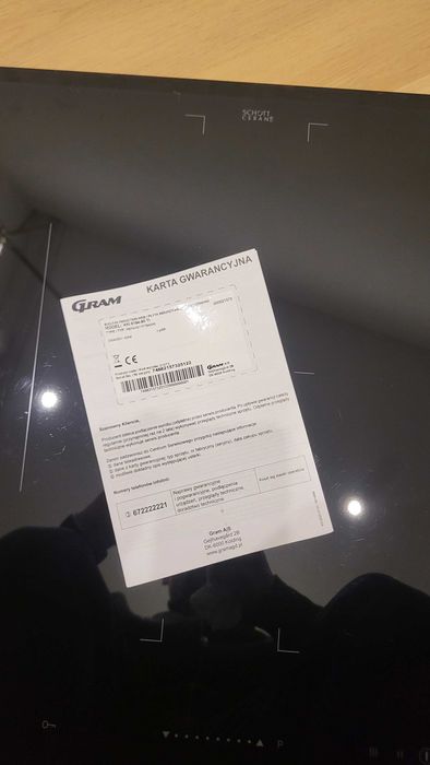 Płyta indukcyjna GRAM KKI 6184-80 TI – stan bardzo dobry, do zabudowy