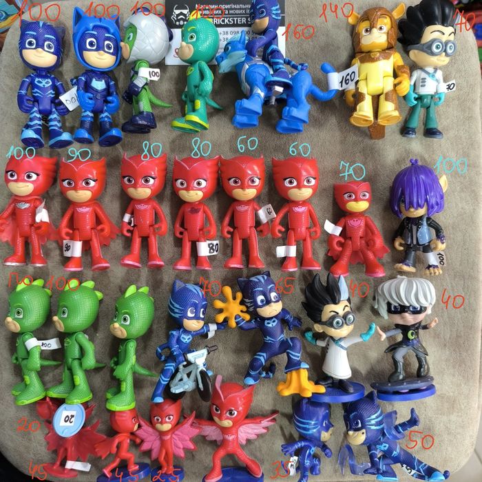 Фігурки Фигурки Герои в масках Кэтбой Аллет Гекко PJ Masks машинки