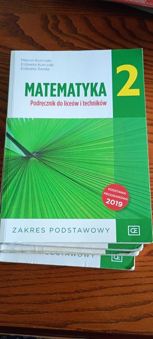 Podręcznik do matematyki, klasa 2, zakres podstawowy