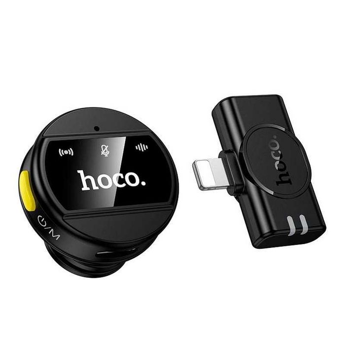Мікрофон компактний бездротовий петличний 5–6 годин Lightning HOCO L21