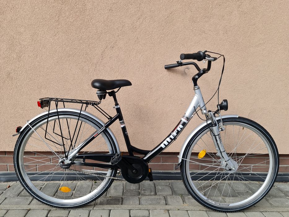 Damka miejska MIFA koła 28 SHIMANO aluminium rabat WYSYŁKA