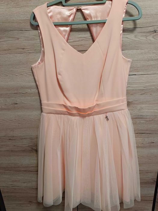 Sukienka tiulowa rozkloszowana, rozm. 42