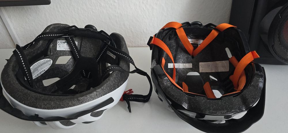 Kask rowerowy Cube, Crivit komplet