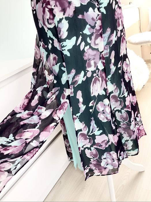 Debenhams zwiewna spódnica midi 44