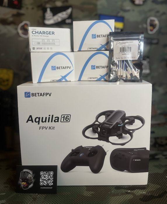 Квадрокоптер Aquila 16 BetaFPV. В комплекті 6 АКБ + ЗАРЯДКА!