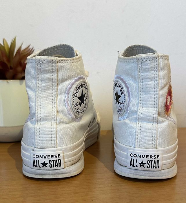 Ténis Sapatilhas Converse All Star Chuck Lift Plataforma