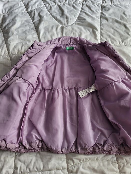 Модная необычная деми куртка Benetton 140 р оригинал