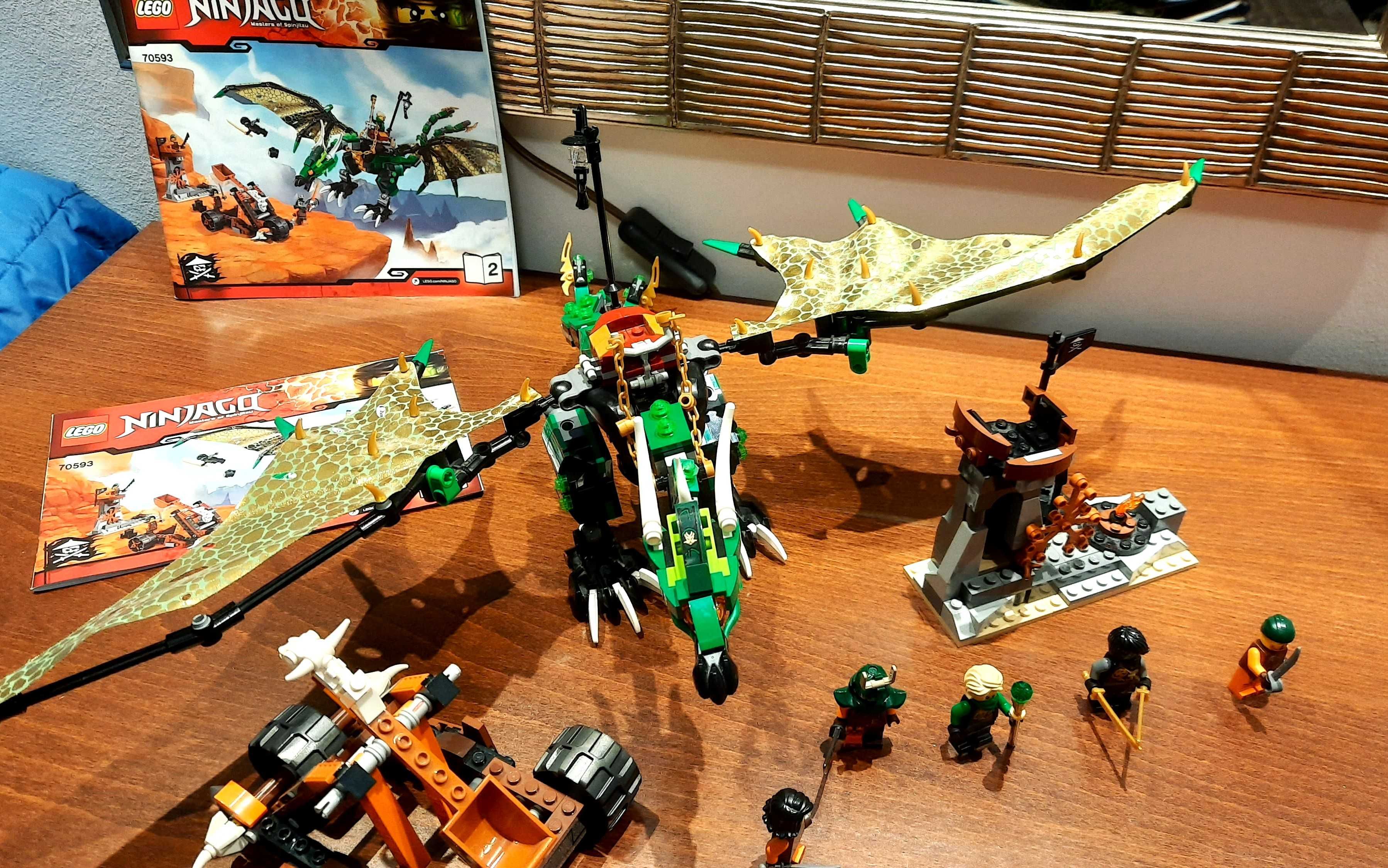 Lego Ninjago 70593 Zielony Smok NRG 100 kompletny sprawdzony idealny Krakow D bniki OLX.pl