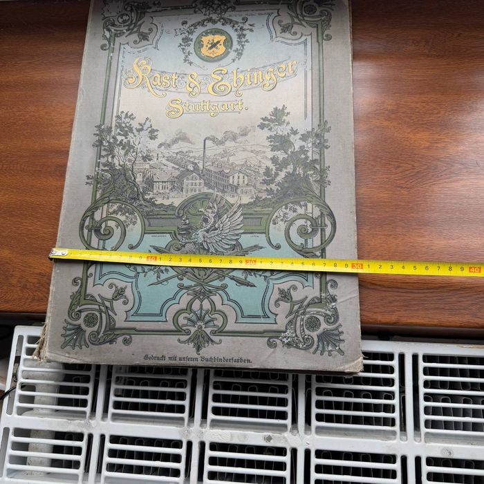 Antyczna Książka o Malarstwie Rast & Ehinger Stuttgart