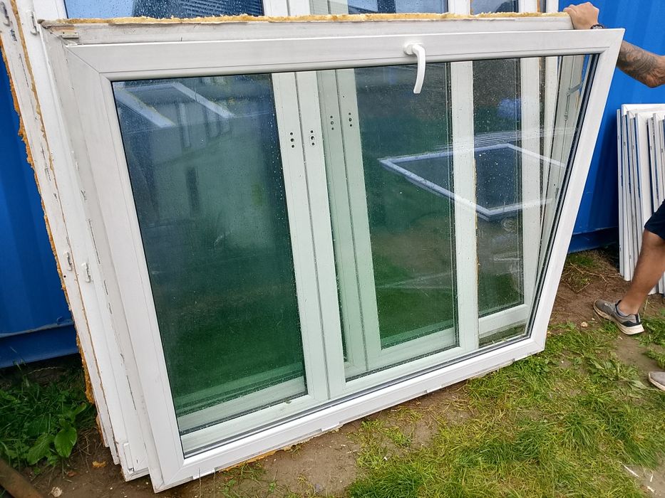 Okno 180x147 poziome uchylne plastikowe białe