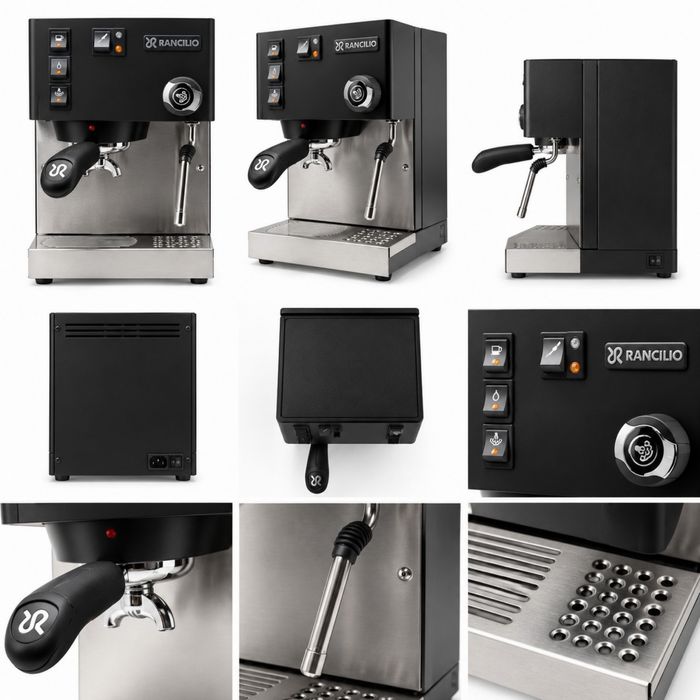 Maquina de café (casa) Rancilio Silvia Preta – NOVA, em Caixa Original