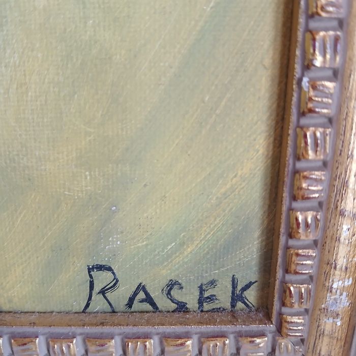 Quadro a óleo assinado  Rasek