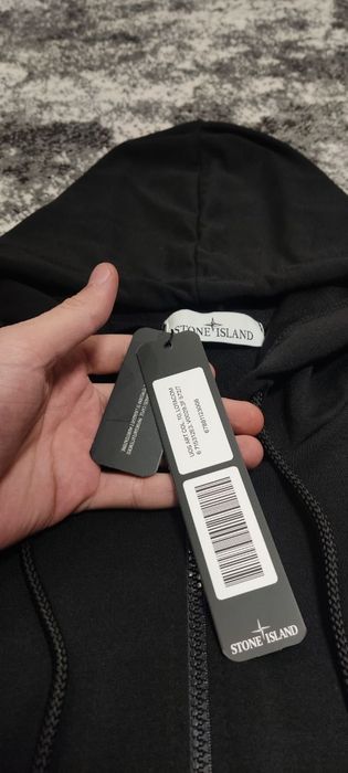 РОЗПРОДАЖ! Зіп-худі Stone island Чорна | Чорна зіпка Стон Айленд  | Чорний Кофта Стонік