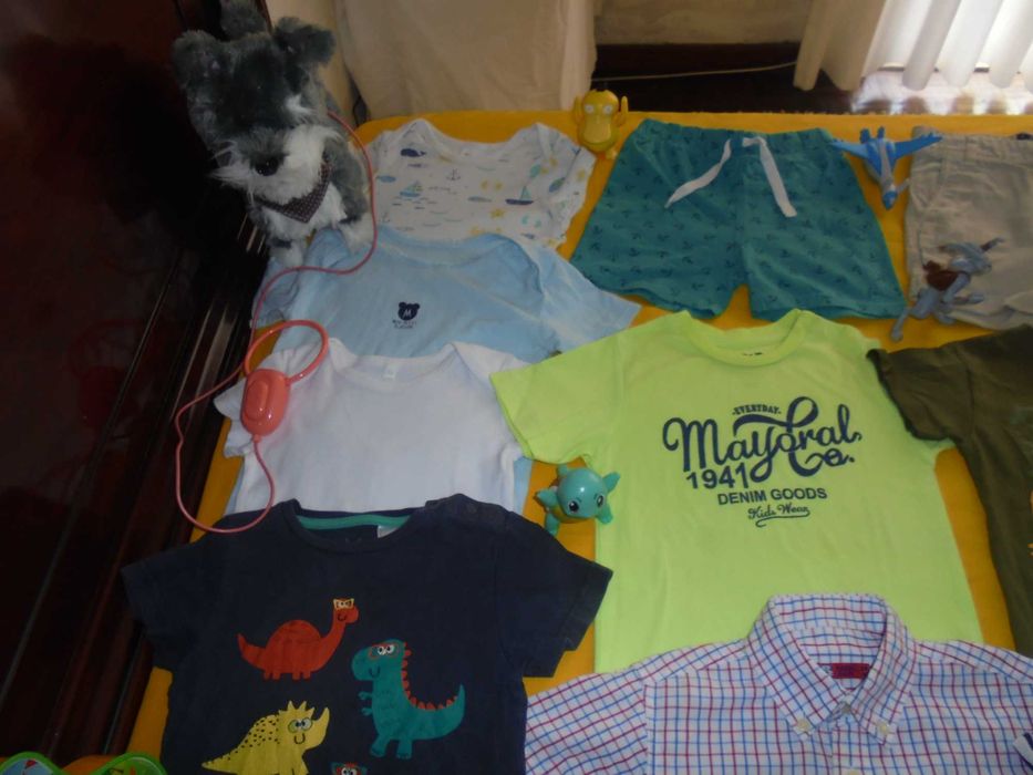 lote de roupa de menino a viola do Panda