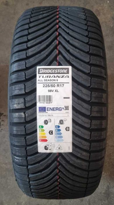 Nowe opony całoroczne BRIDGESTONE TURANZA ALL SEASON 6 225/50R17 98V 26r