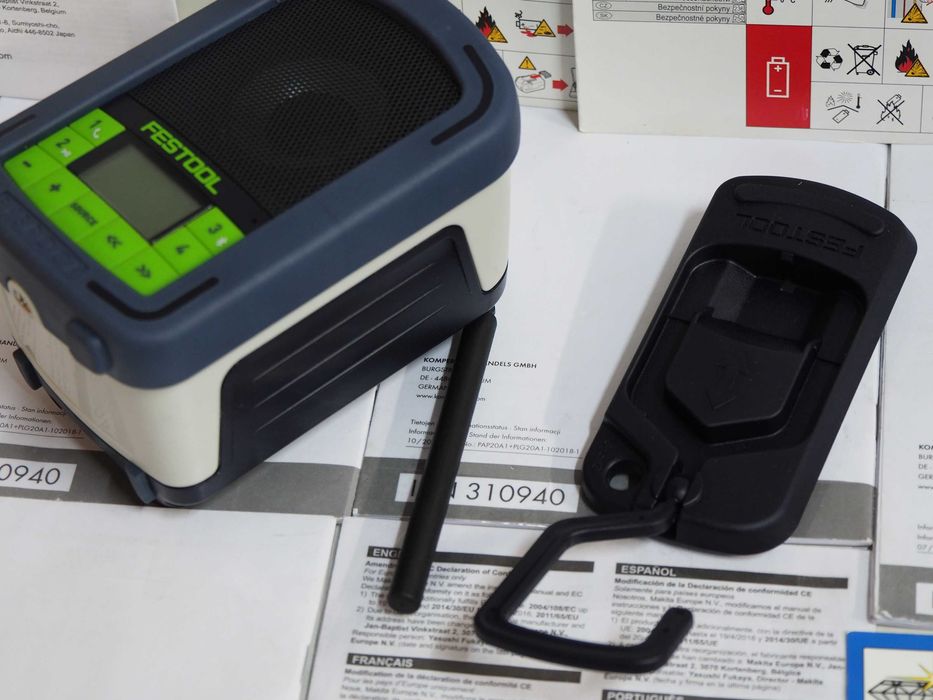 FESTOOL BR 10 radio Bluetooth bez zasilacza i baterii 10.8-12-14,4-18v