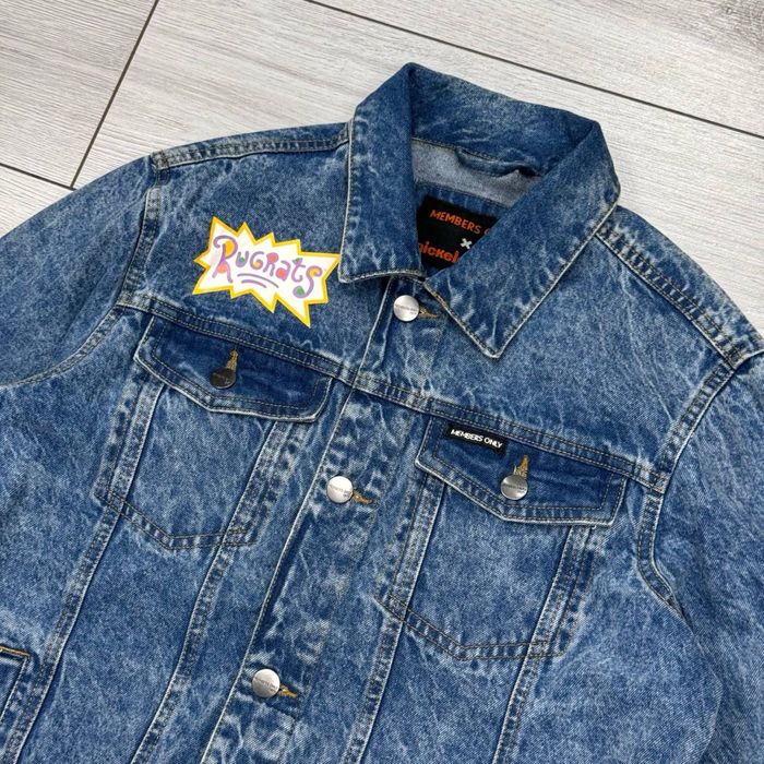 Джинсовка Nickelodeon x Members Only Denim Jacket куртка джинсова