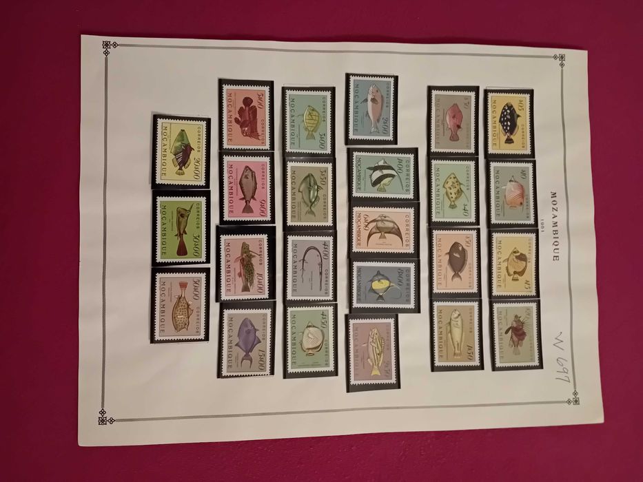 Selos novos e usados de Portugal e Ultramar (ex Colónias).