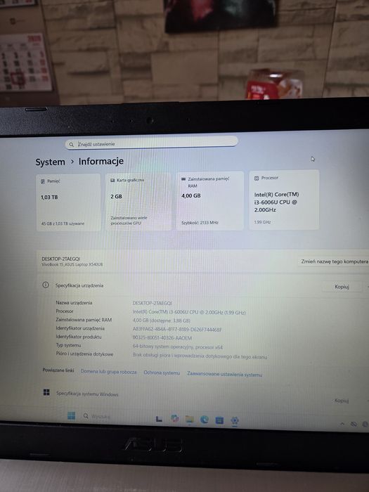 Laptop Asus R540U