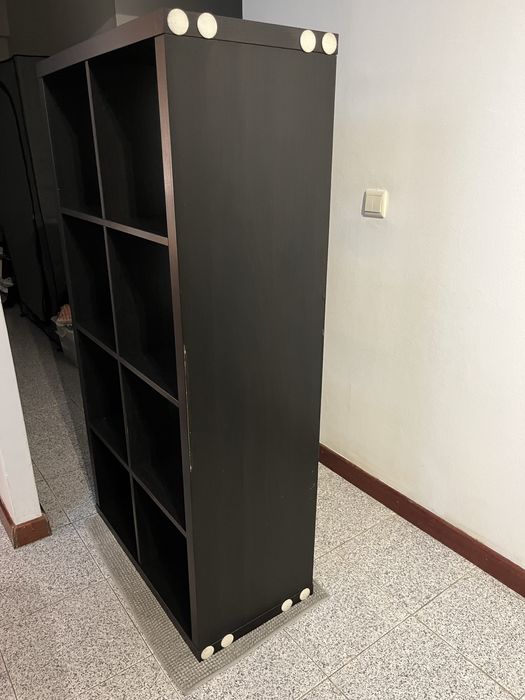 Estante IKEA KALLAX cor Preto-castanho