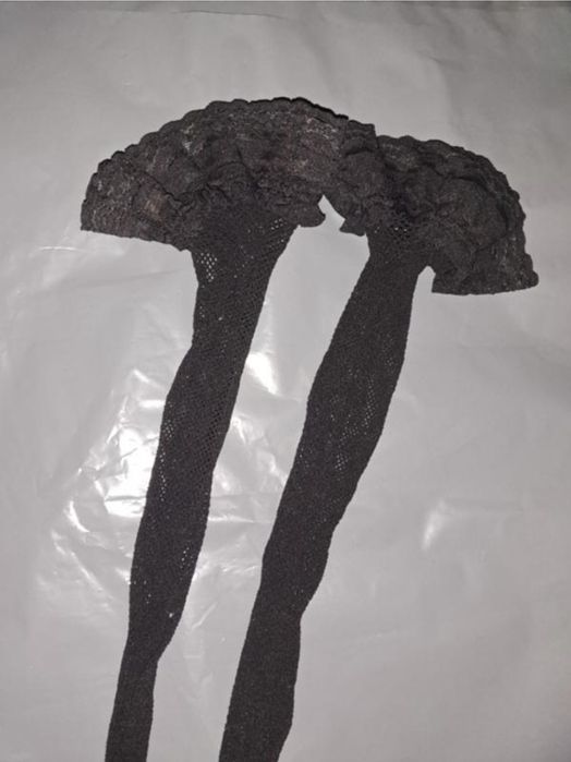 Чулки,сетка,ленты,есть беж