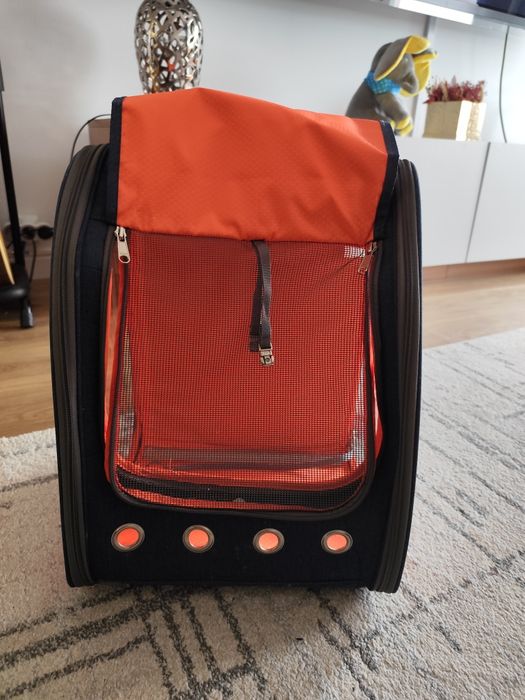 Mochila de transporte para cães e gatos