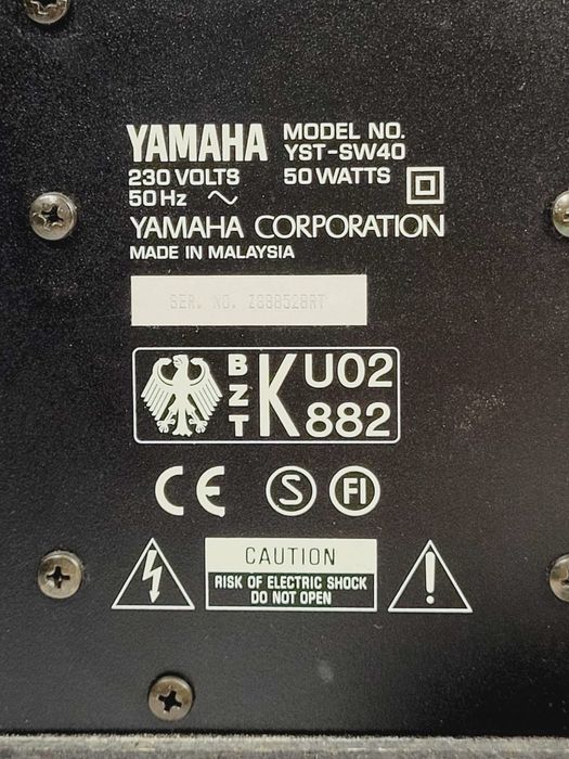 Yamaha YST SW 40 subwoofer aktywny kolumna