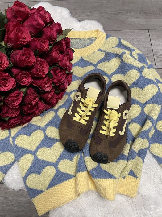 шоколадні комбіновані кросівки