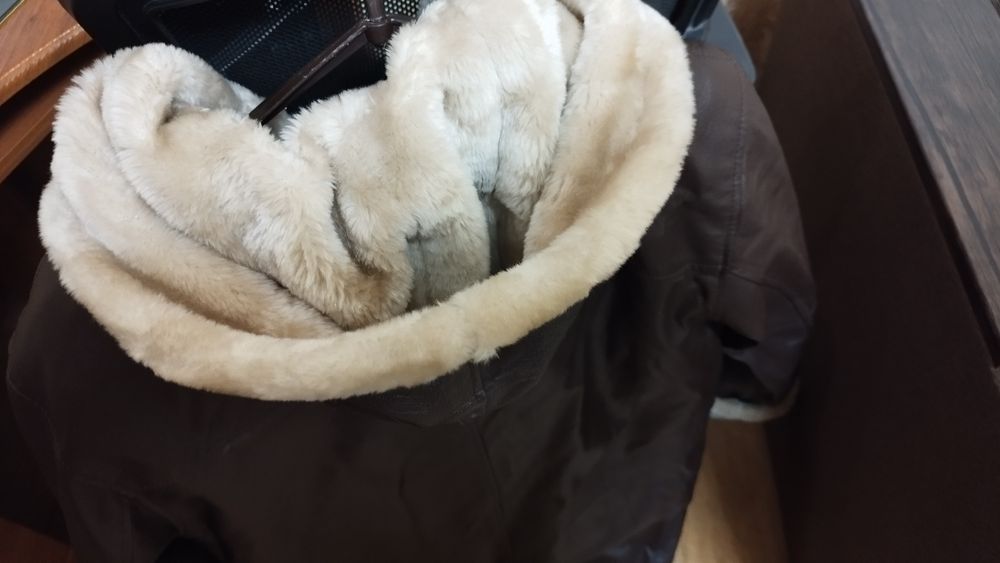 Продам дубленку, натур кожа р.52-54