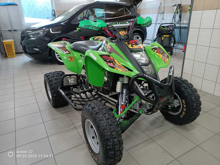 Kawasaki kfx 400 + pług