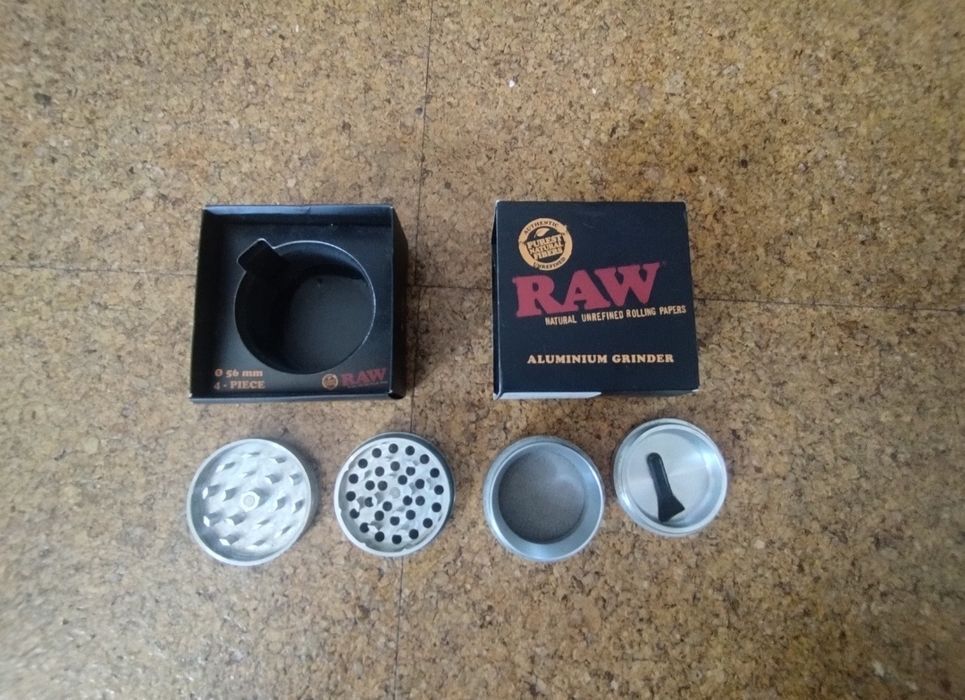 Grinder raw em alumínio c/ caixa original