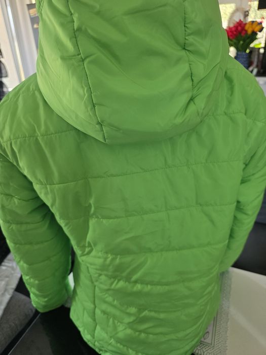 Kurtka zimowa damska Nebulus Glowfur r. 40 (L) Limonka / Stan dbb