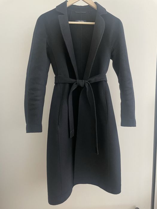 Жіноче пальто ’S MaxMara, чорне, XS, пальто-халат