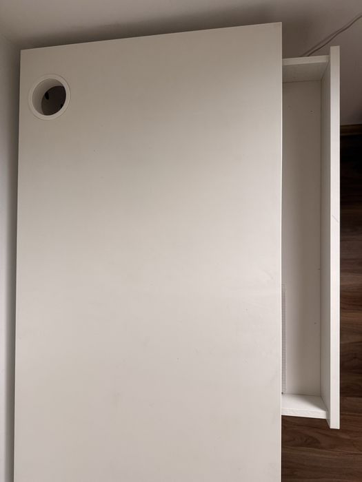 Biurko ikea micke duze białe