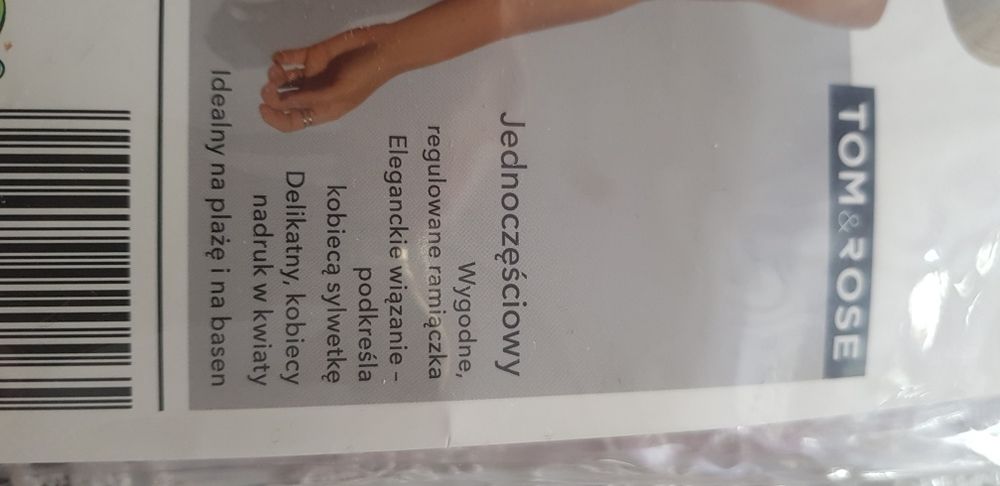 Strój kąpielowy jednoczęściowy