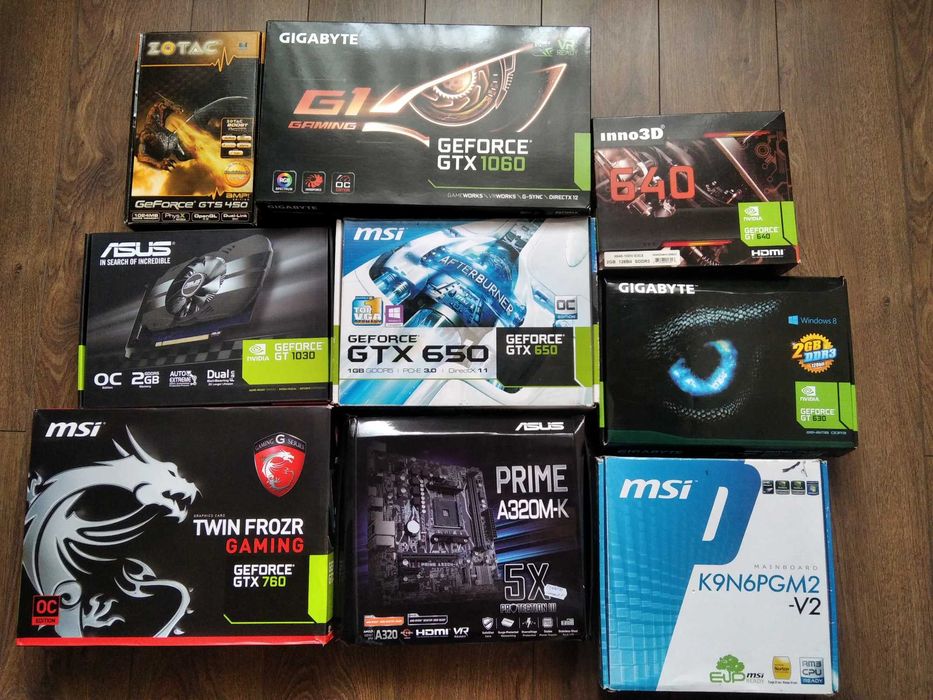 Коробка від відеокарти, материнських плат