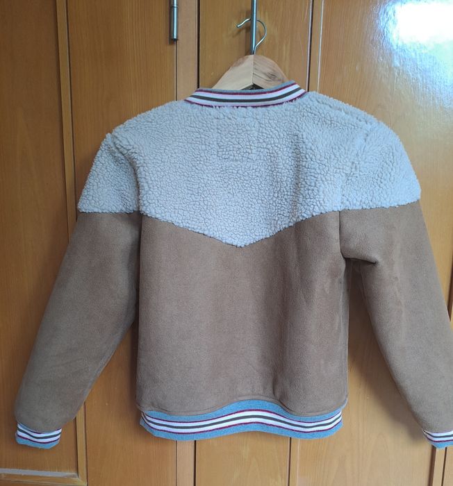 Blusão novo camel 11/12 anos