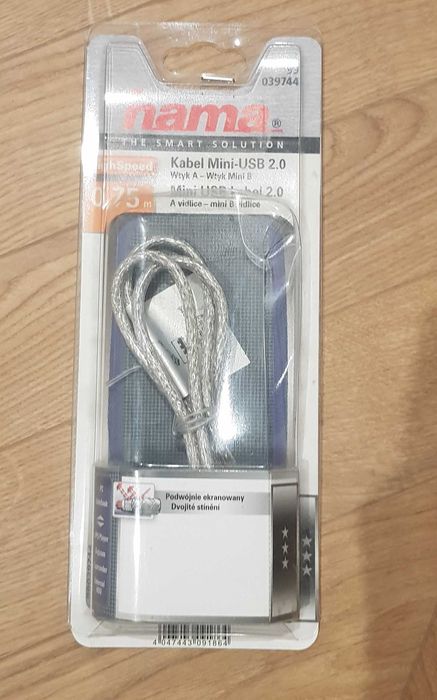 NOWY kabel HAMA mini USB 2.0 ładujący