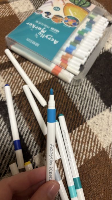 Акрилові маркери 60 шт