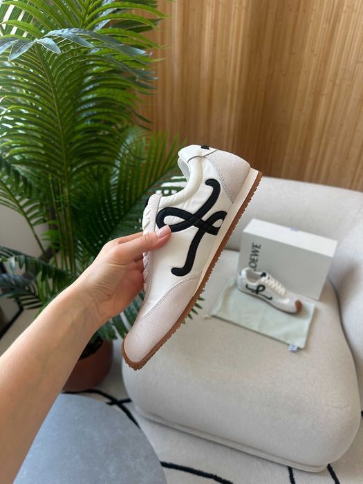 Кроссовки Loewe Ballet Runner White/Black Оригинал женские новые — zdjęcie 3