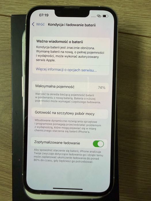 Iphone 13 Pro 256GB - biały - stan idealny