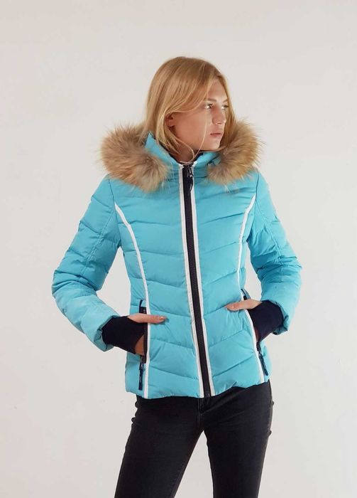 Блакитний жіночий пуховик Snowimage, новий