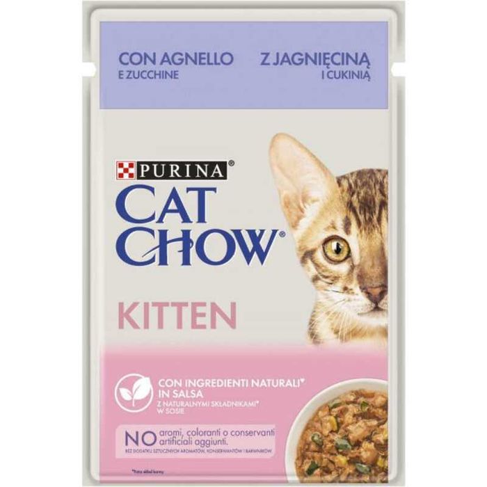 Вологий корм Cat Chow (Кет Чау) для котів і кошенят. 10 Видів Паучів